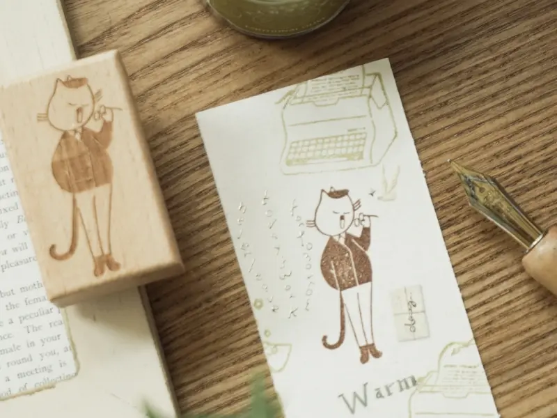 Teayou Rubber Stamp Enchanted Library - Librarian