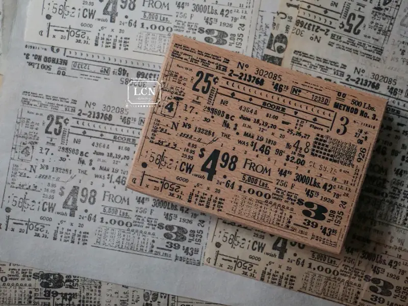 Pre-Order LCN Rubber Stamp Ephemera - 43