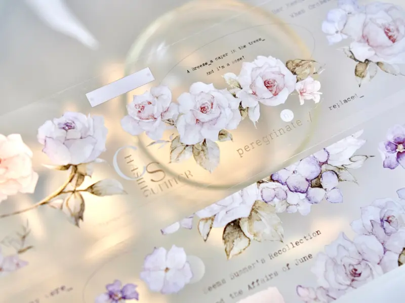 Freckles Tea Clear PET Tape Vol.4 - Spring Flower Romance