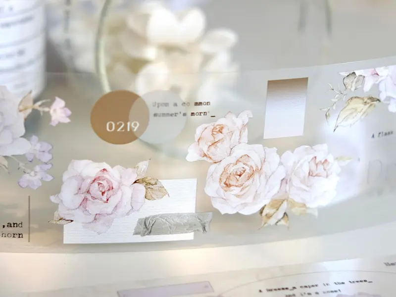 Freckles Tea Clear PET Tape Vol.4 - Spring Flower Romance