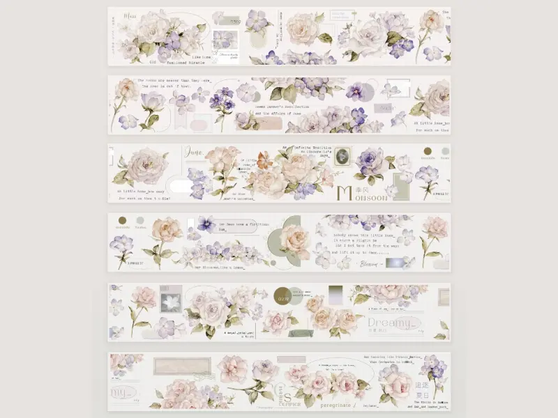 Freckles Tea Clear PET Tape Vol.4 - Spring Flower Romance