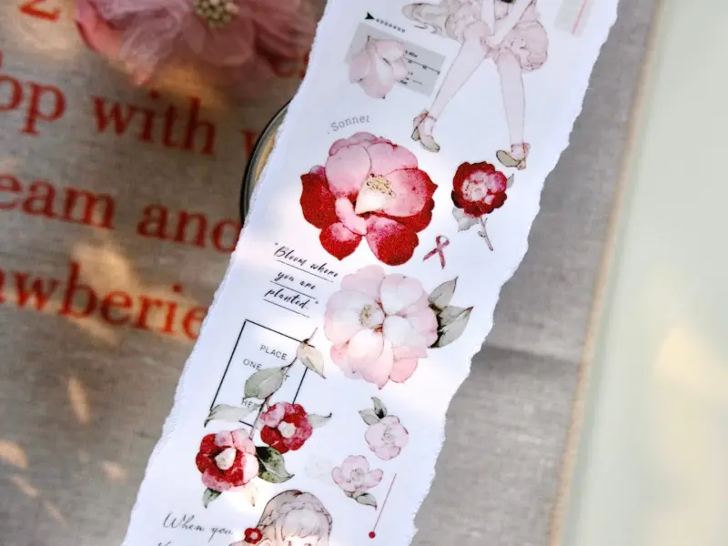 Freckles Tea Washi Tape Vol.4 - Wildflower Courtyard