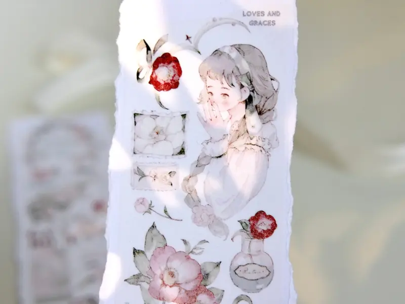 Freckles Tea Washi Tape Vol.4 - Wildflower Courtyard