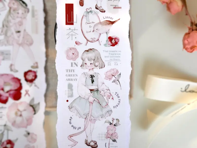 Freckles Tea Washi Tape Vol.4 - Wildflower Courtyard