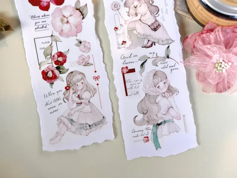 Freckles Tea Washi Tape Vol.4 - Wildflower Courtyard