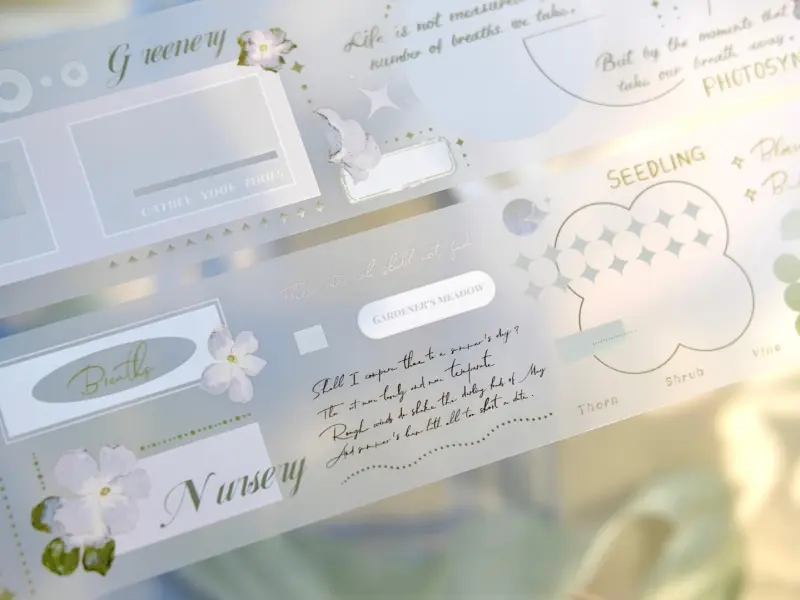 Freckles Tea Matte PET Tape Vol.4 - Summer Memory