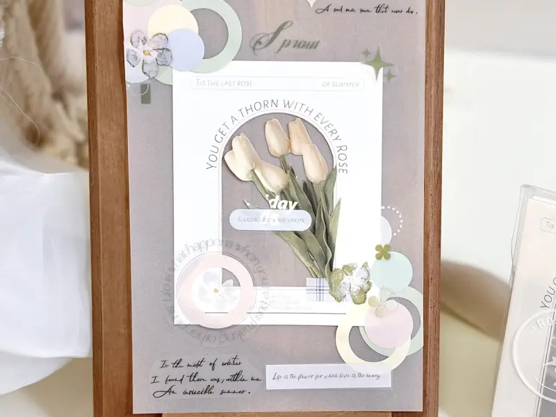 Freckles Tea Notepaper - Rose Garden