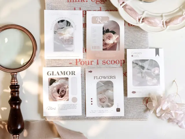 Freckles Tea Notepaper - Rose Garden