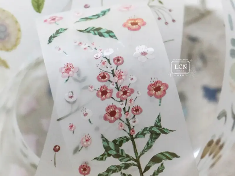 Pre-Order Lin Chia Ning Matte PET Tape - Flower No.1