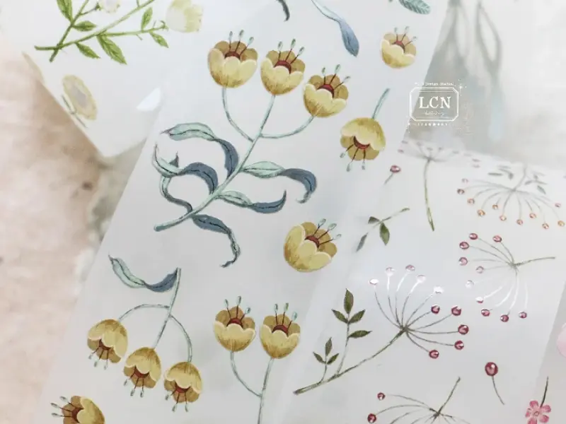 Pre-Order Lin Chia Ning Matte PET Tape - Flower No.1