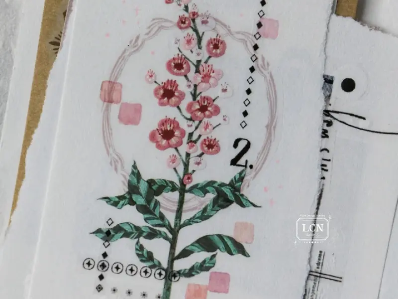 Pre-Order Lin Chia Ning Matte PET Tape - Flower No.1