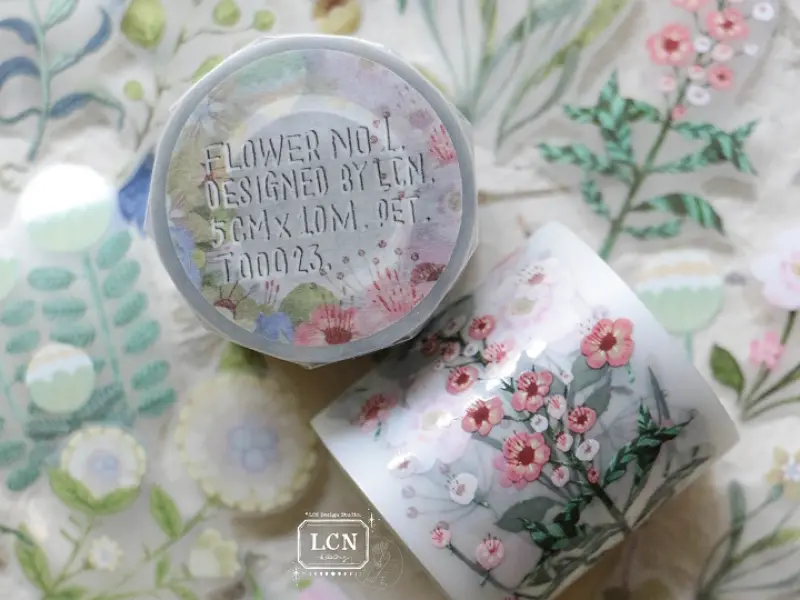 Pre-Order Lin Chia Ning Matte PET Tape - Flower No.1