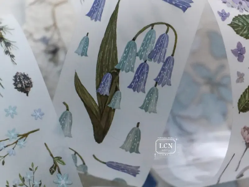 Pre-Order Lin Chia Ning Matte PET Tape - Flower No.2