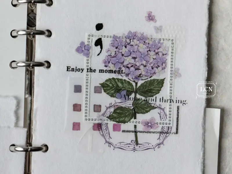 Pre-Order Lin Chia Ning Matte PET Tape - Flower No.2