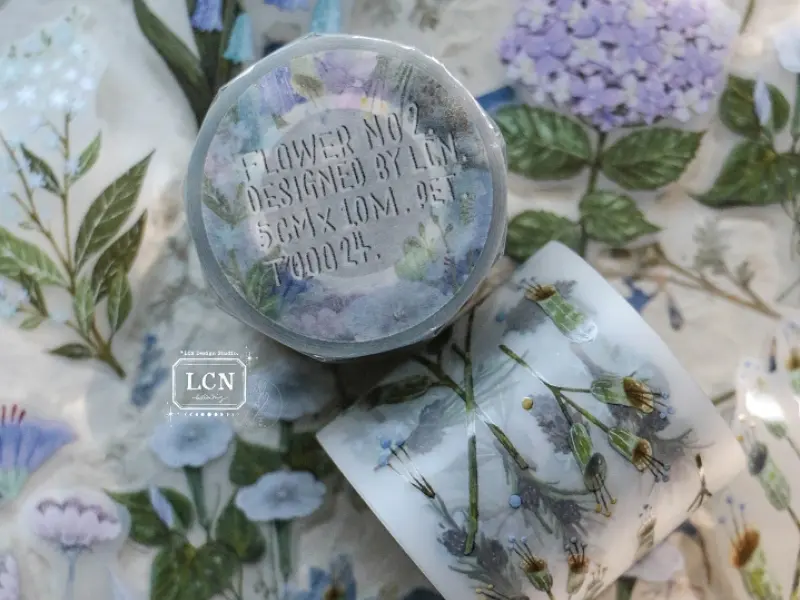 Pre-Order Lin Chia Ning Matte PET Tape - Flower No.2