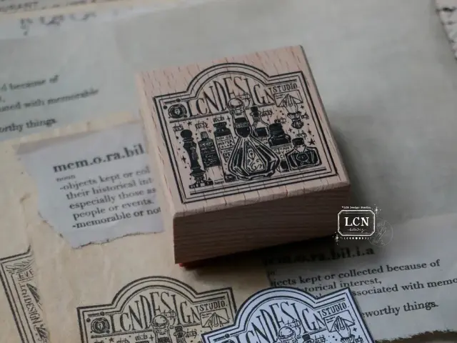 LCN Rubber Stamp Signboard - Ink