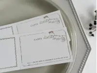 Yohaku Letterpress Memo Pad - Letter Bronze