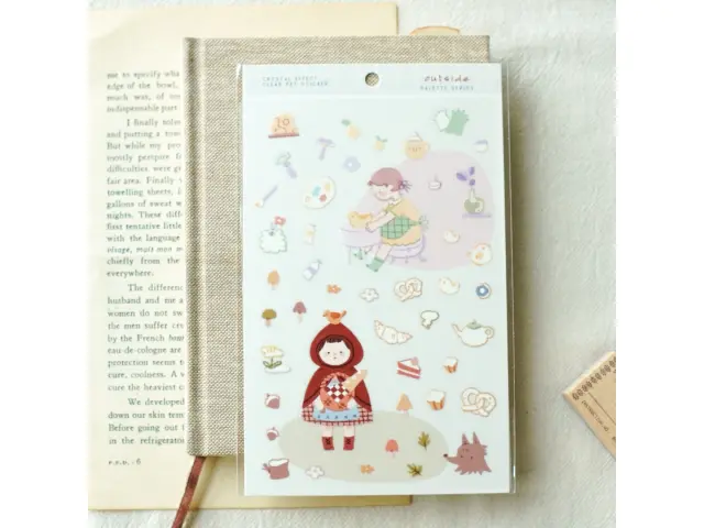 Teayou Palette Series Crystal Stickers - Outside