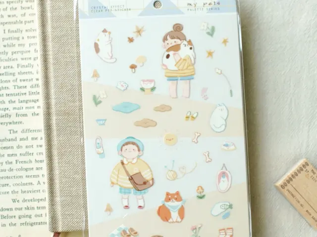 Teayou Palette Series Crystal Stickers - My Pets