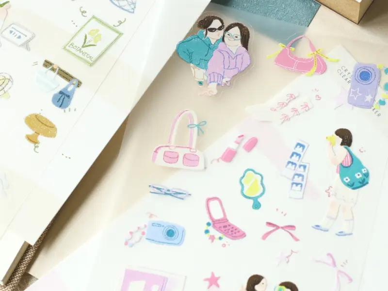 Teayou Palette Series Crystal Stickers - Photoshoot