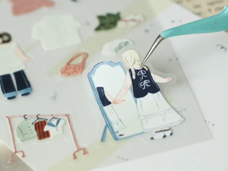 Teayou Palette Series Crystal Stickers - Today's Outfit