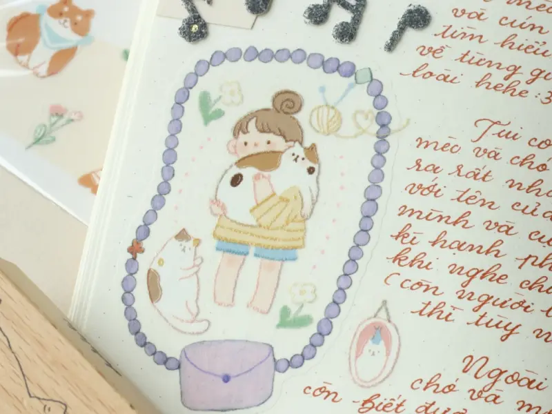 Teayou Palette Series Crystal Stickers - My Pets