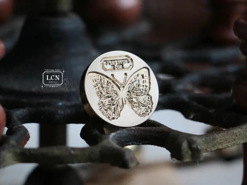 LCN Wax Seal Stamp - Butterfly No.03