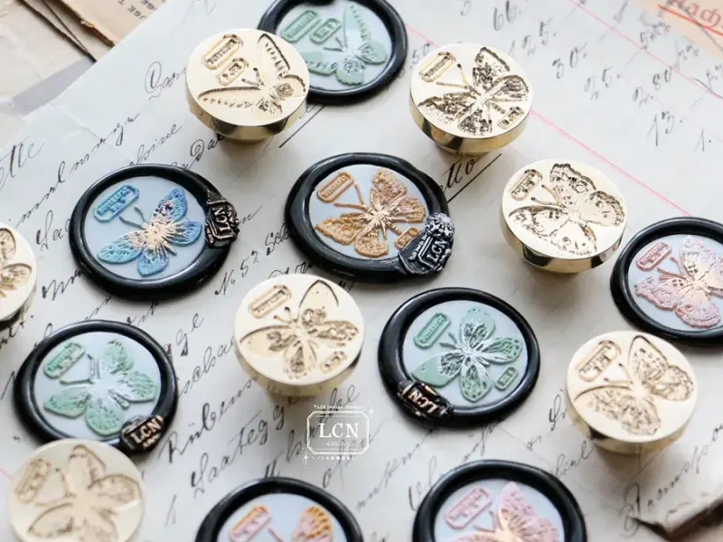 LCN Wax Seal Stamp - Butterfly No.03