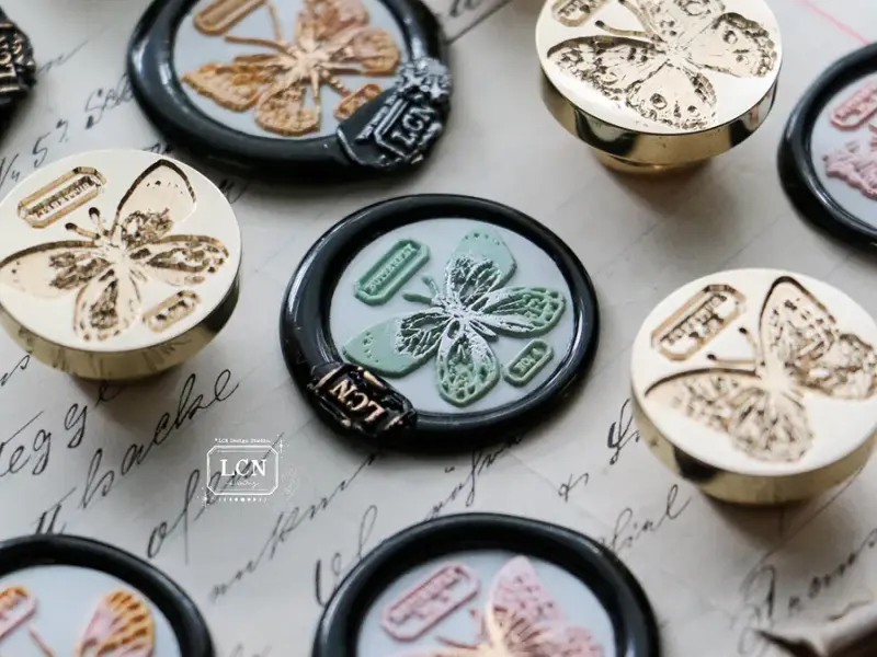 LCN Wax Seal Stamp - Butterfly No.03