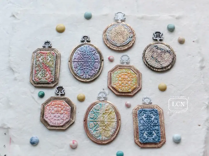 LCN Wax Seal Stamp Embroidery Pattern - Oval