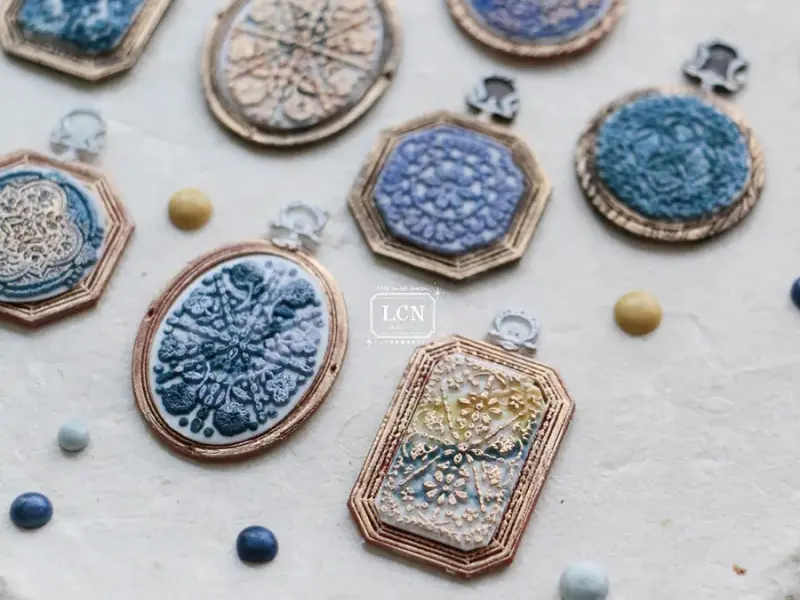 LCN Wax Seal Stamp Embroidery Pattern - Oval