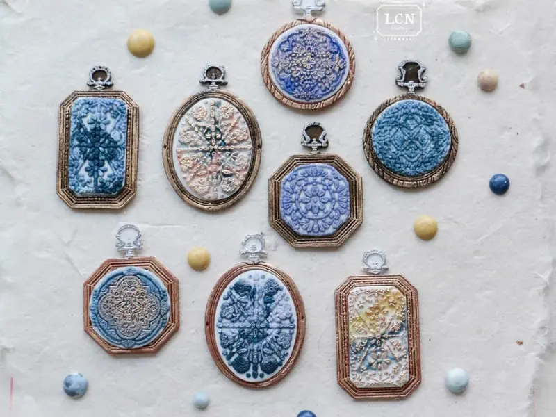 LCN Wax Seal Stamp Embroidery Pattern - Oval