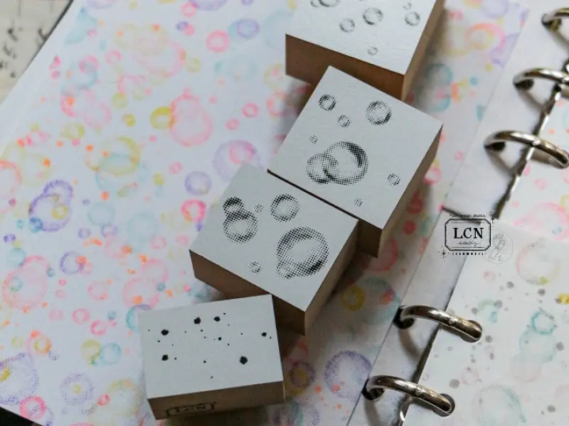 Pre-Order LCN Rubber Stamp Set - Bubbles