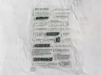 Pre-Order LCN Clear Stamps Sentence - Vol.4