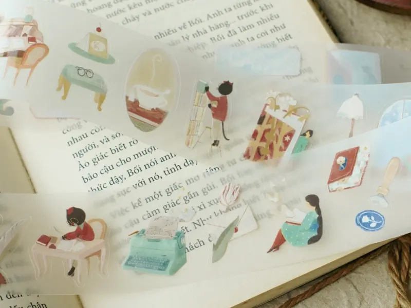 Teayou Kiss-Cut PET Tape - Enhanced Library