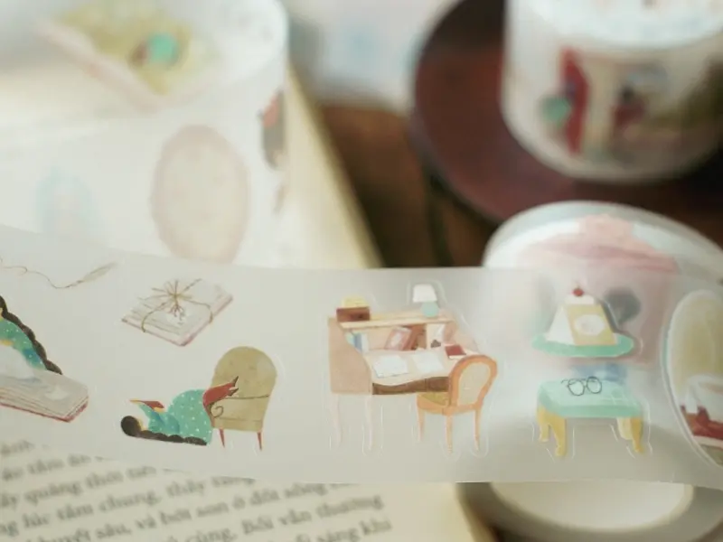 Teayou Kiss-Cut PET Tape - Enhanced Library
