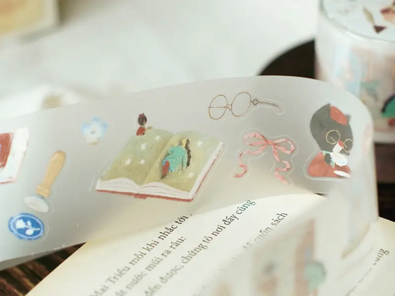 Teayou Kiss-Cut PET Tape - Enhanced Library