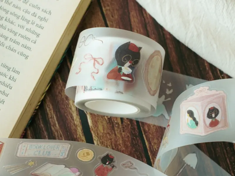 Teayou Kiss-Cut PET Tape - Enhanced Library