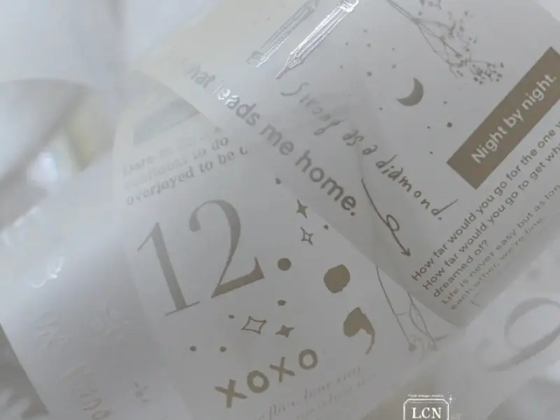 Lin Chia Ning Matte PET Tape - This And That White