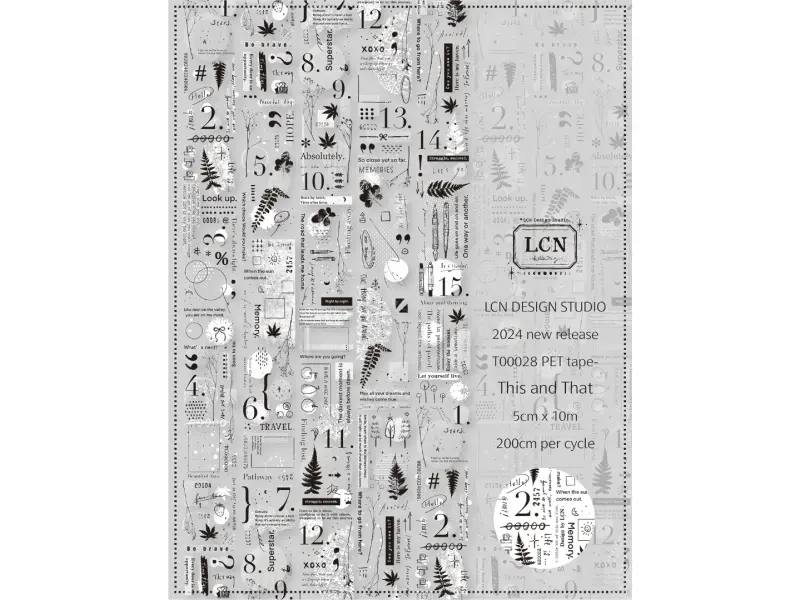 Pre-Order Lin Chia Ning Matte PET Tape - This And That