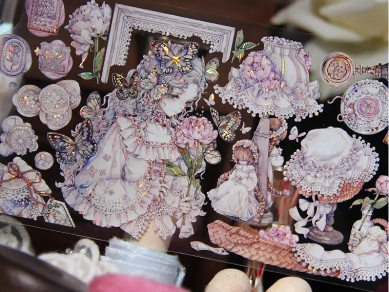 Lion Studio PET Tape Sample - Peony