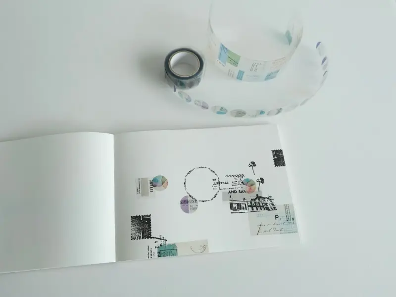 Yohaku Roll Stickers P003 - Collage