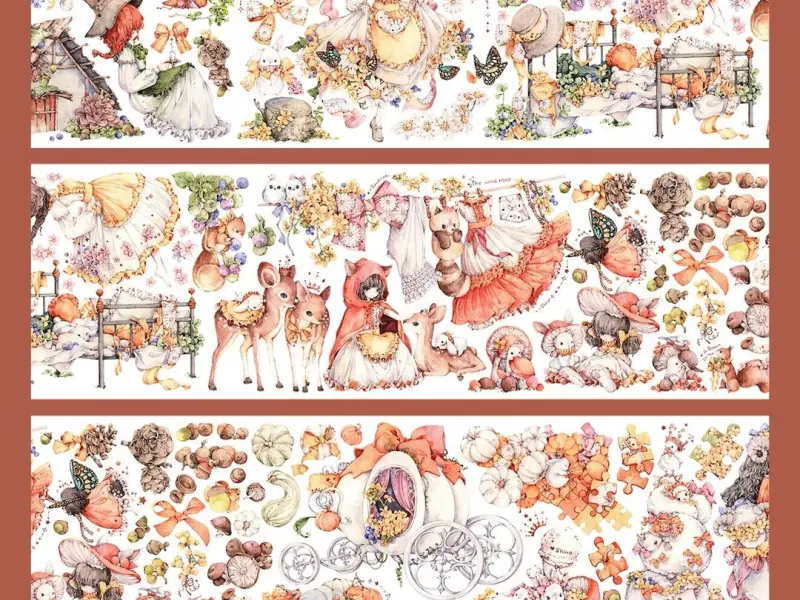 Shine PET Tape Sample - Serene Forest