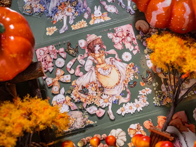 Shine PET Tape Sample - Serene Forest