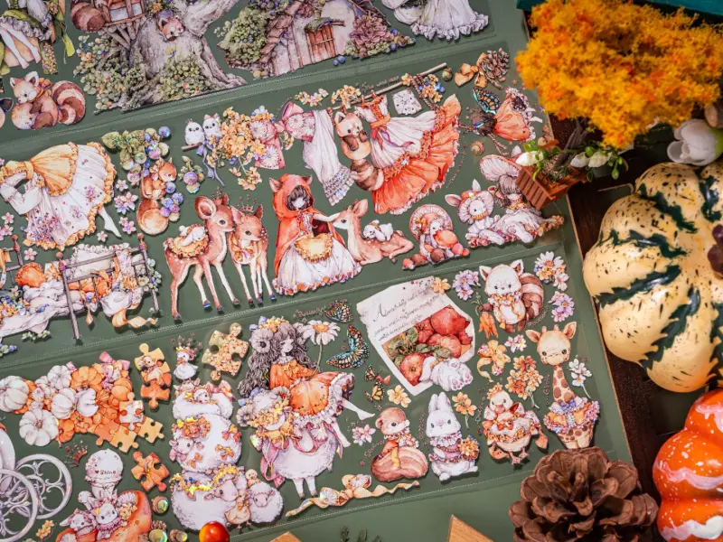 Shine PET Tape Sample - Serene Forest