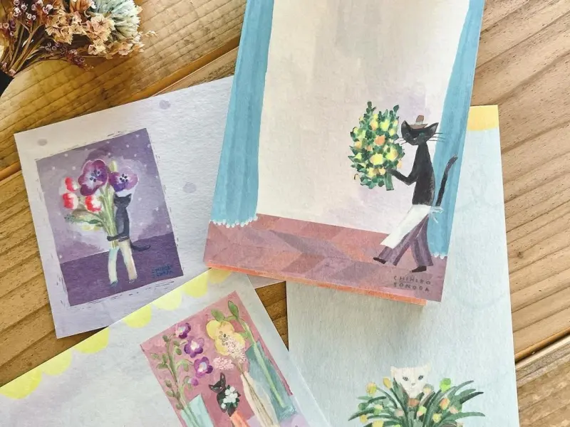 Cozyca x CHIHIRO SONODA One-Stroke Notepad - Love Letter