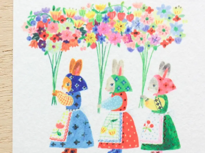 Cozyca x Aiko Fukawa One-Stroke Notepad - Jardin