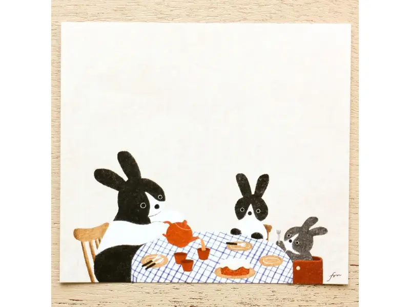 Cozyca x Mariko Fukuoka Memo Pad - Tea Time
