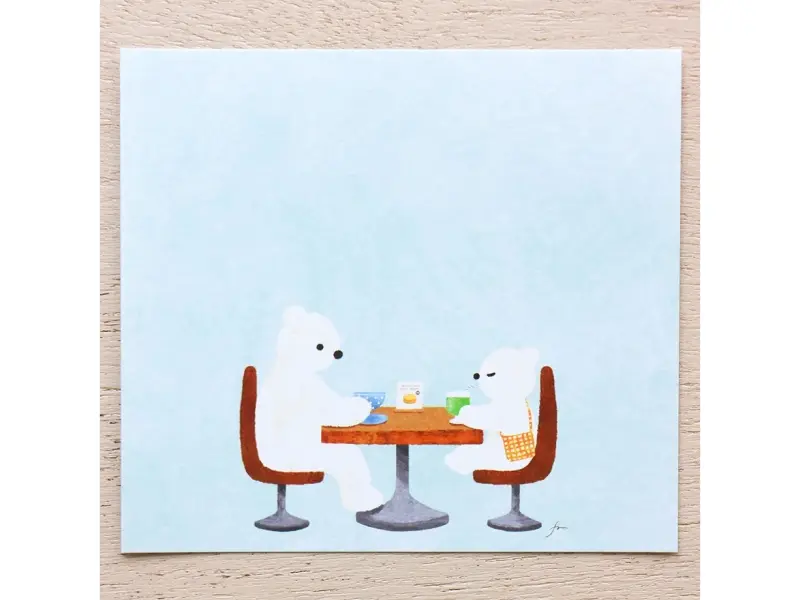 Cozyca x Mariko Fukuoka Memo Pad - Tea Time