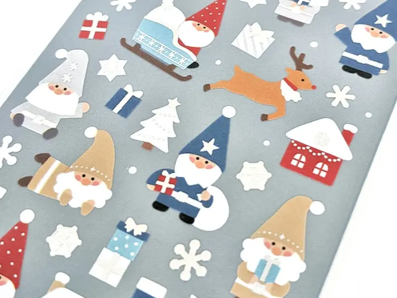 Mindwave Winter Stickers 82479 - Toy Santa